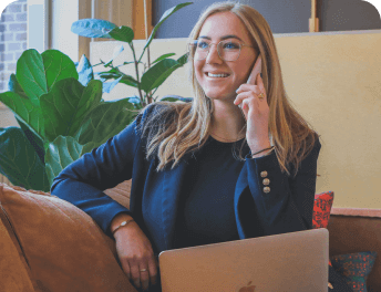 Woman talking on the phone